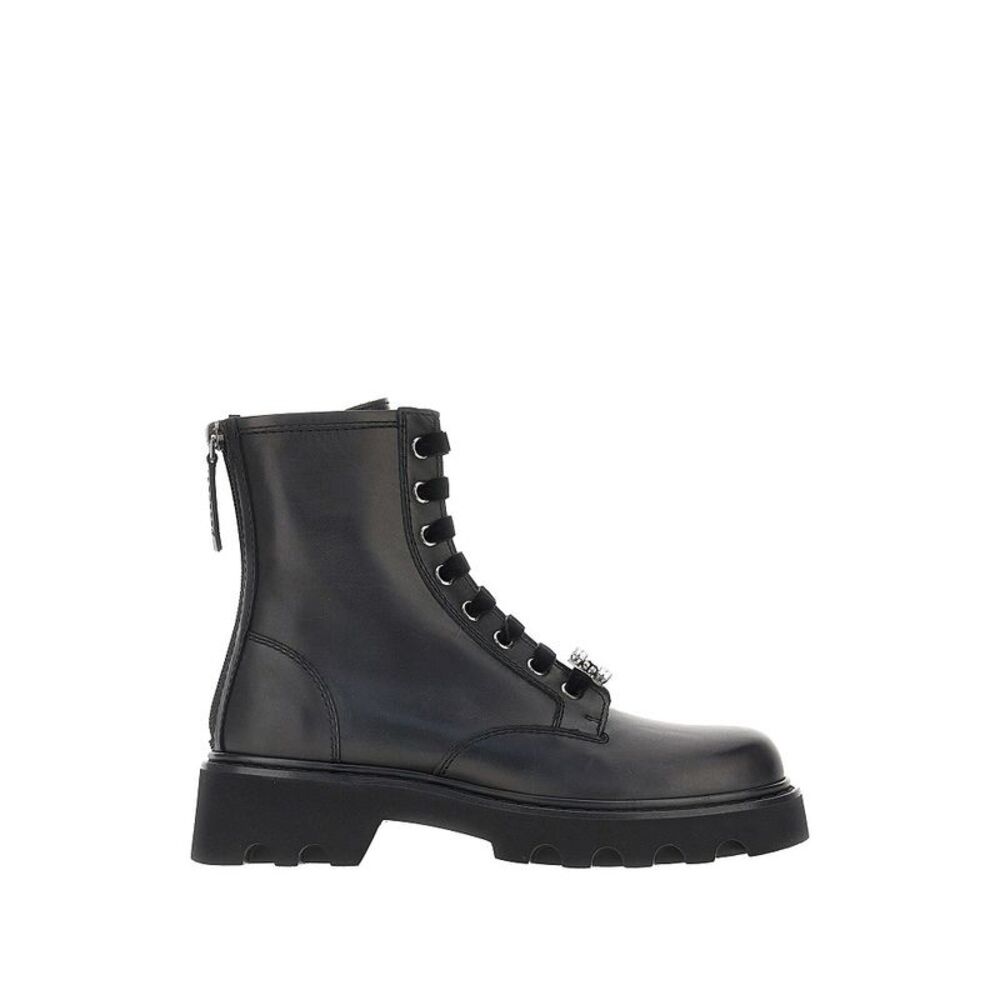 Roger Vivier Women Leather Viv' Rangers Truck Boots